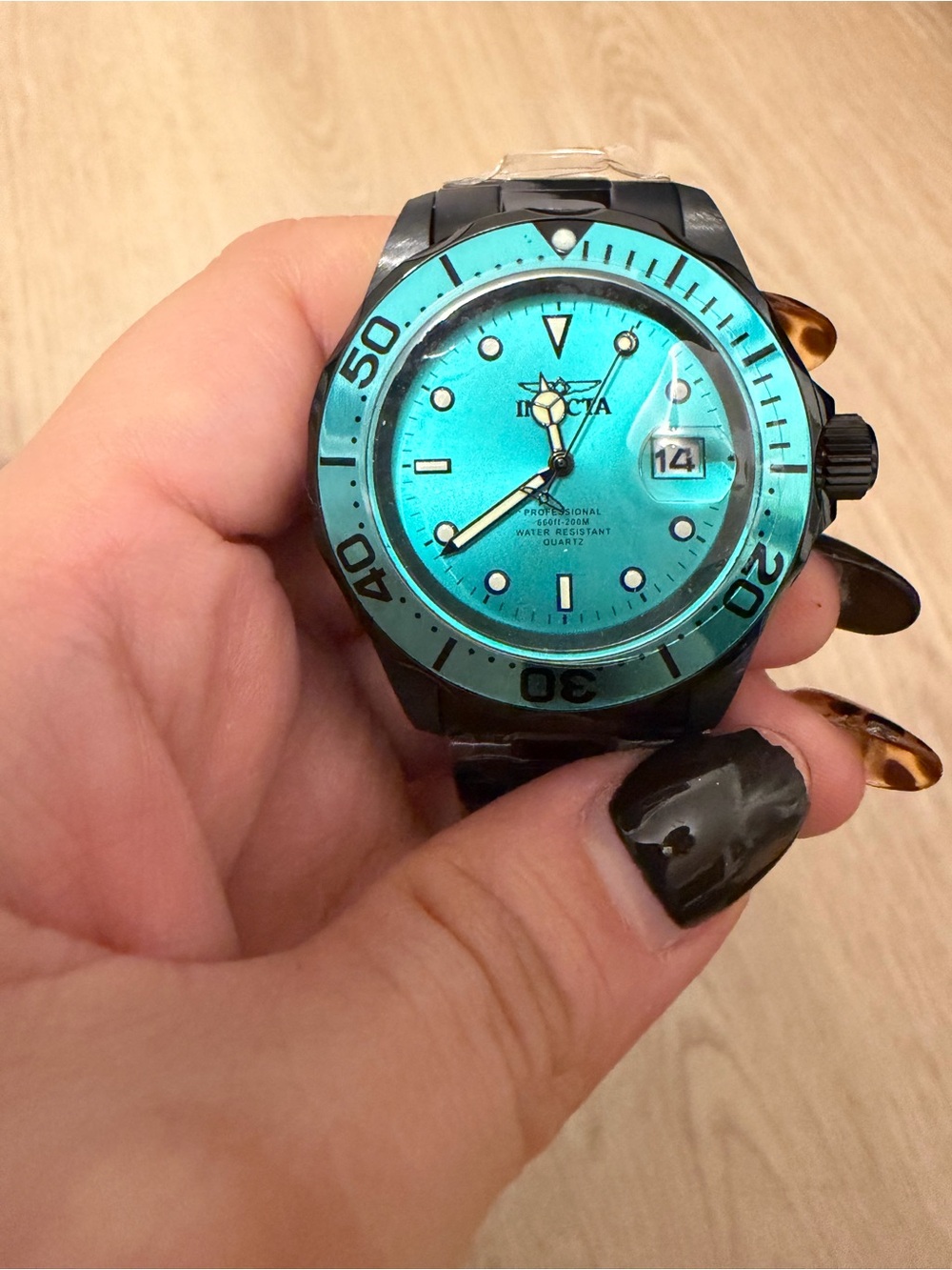 Invicta Men's Turquoise/Black Dive Watch-40mm